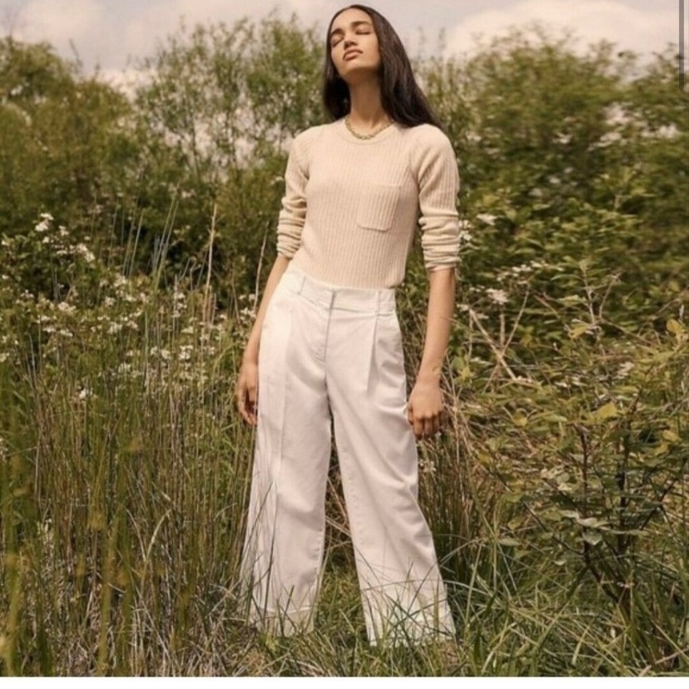 J.Crew wide leg crop pant